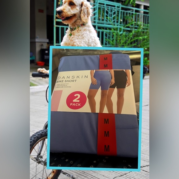 🆕 Danskin Women’s 2 pack Bike Shorts - Picture 1 of 7